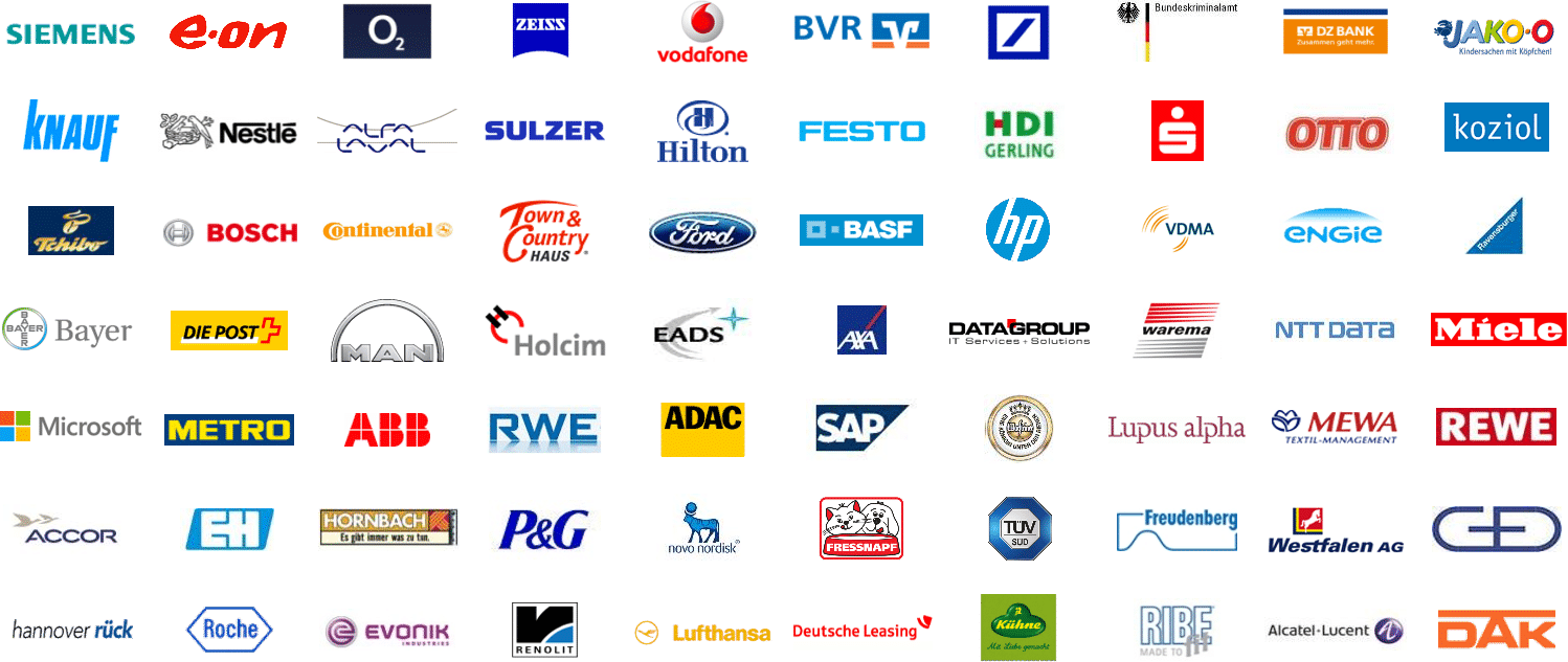 logos Die Klienten der FMG
